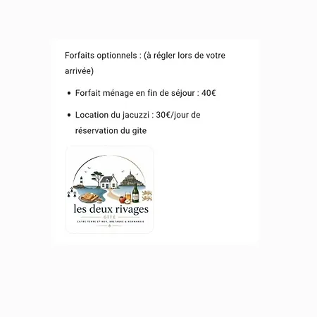 Les Deux Rivages Maison Avec Jacuzzi Dom wakacyjny